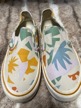 Vans | x Leila Hurst Slip-On abstract Sneakers lavish